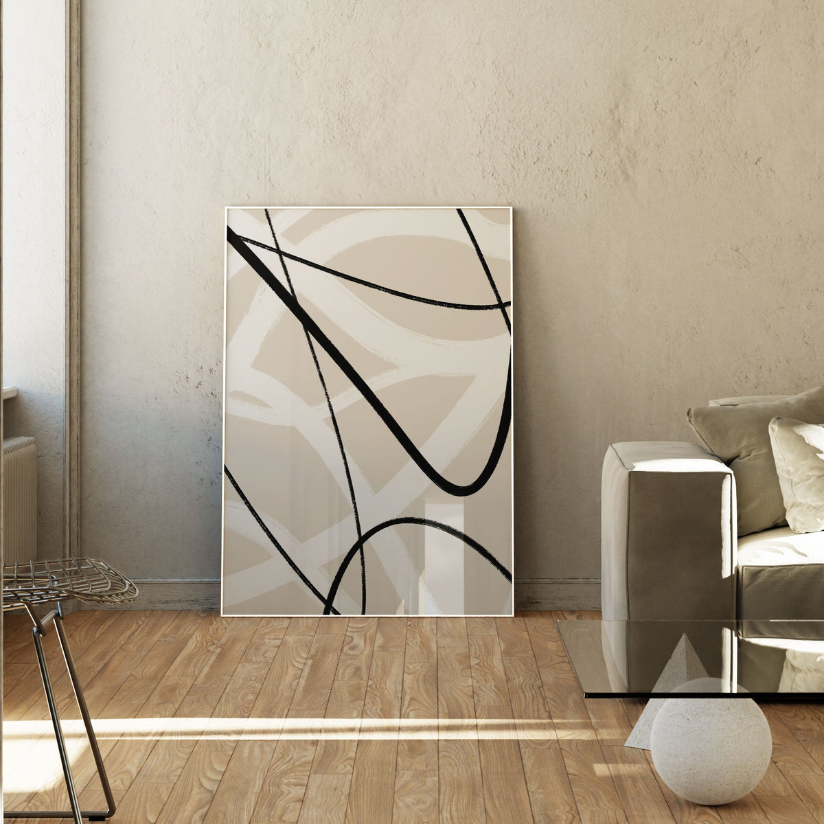 Abstract Art Shapes 14, Minimal Art, Minimalist Painting