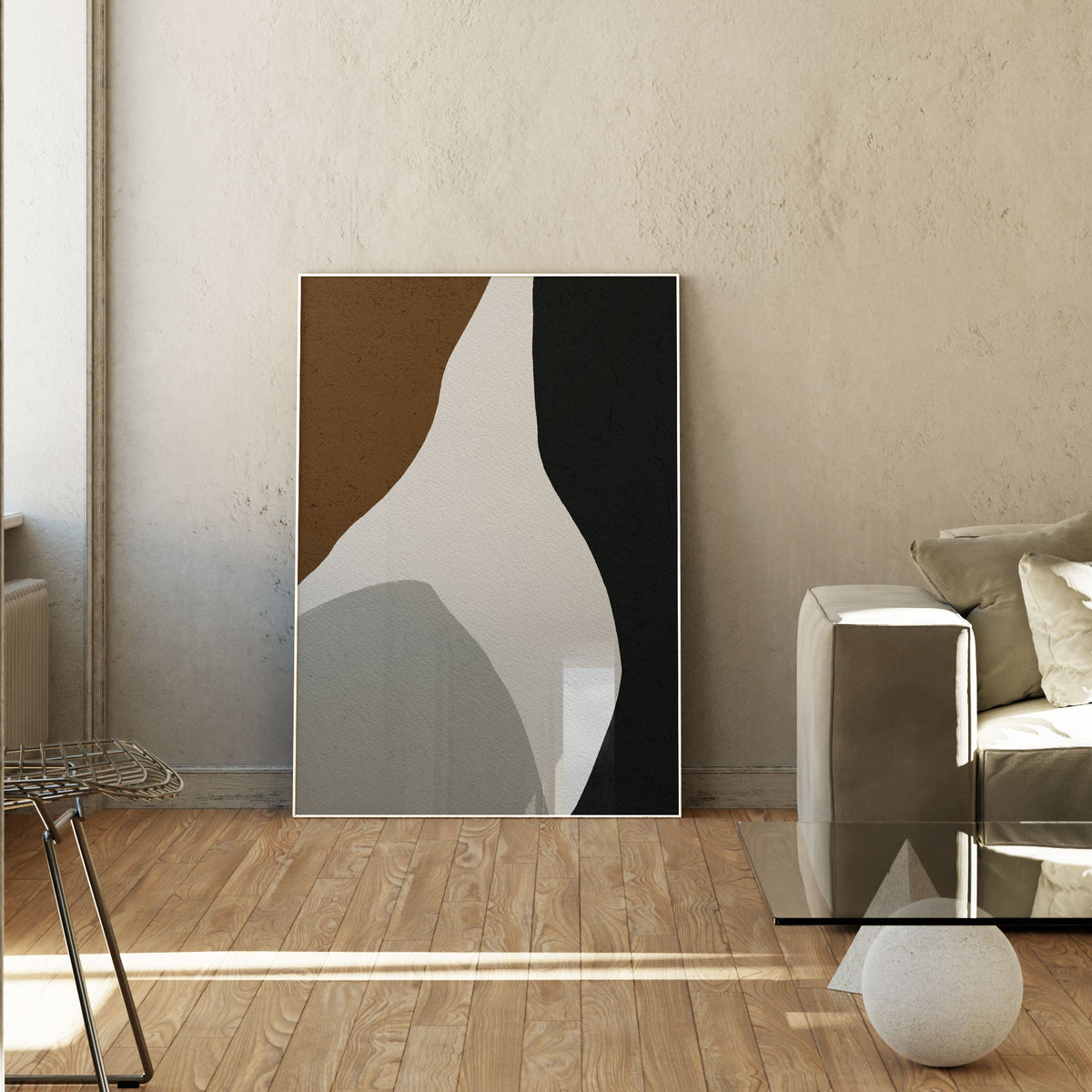 Abstract Art Shapes 15, Minimal Art, Minimalist Painting