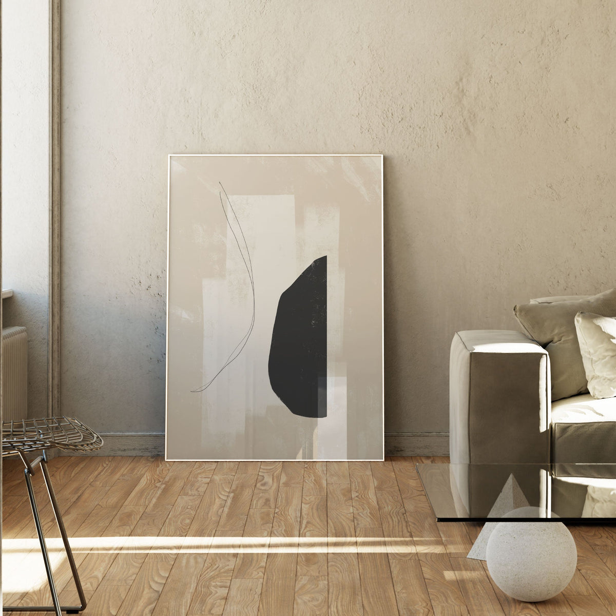 Abstract Art Shapes 18, Minimal Art, Minimalist Painting