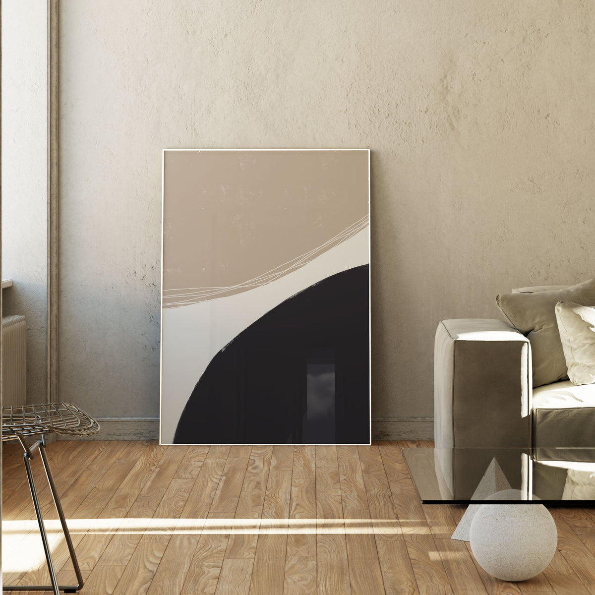 Abstract Art Shapes 19, Minimal Art, Minimalist Painting