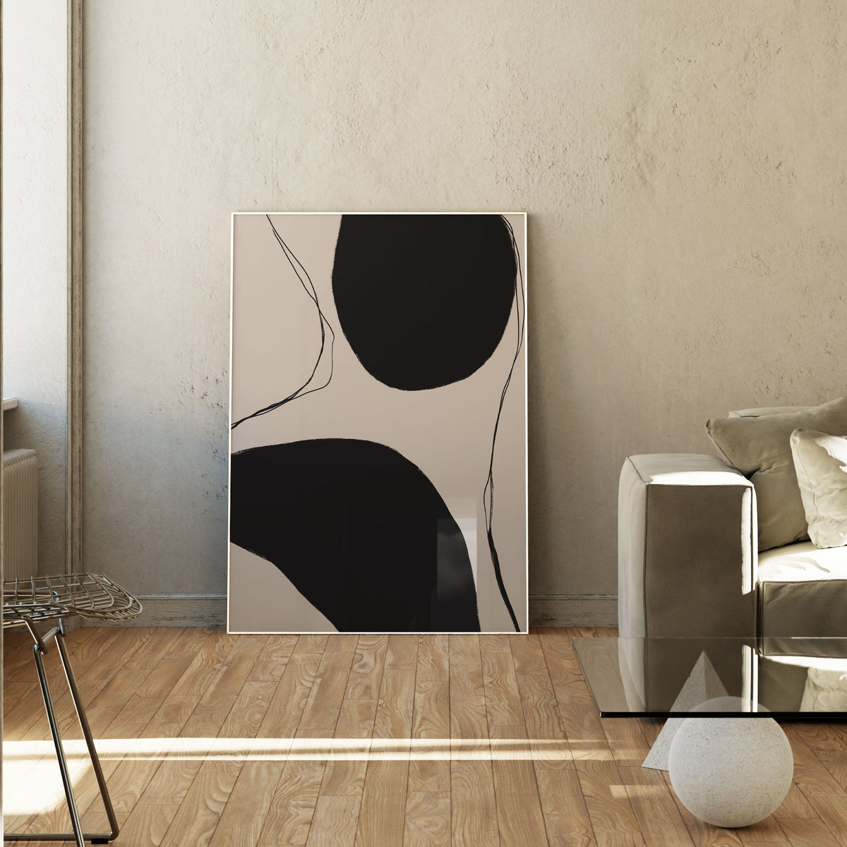 Abstract Art Shapes 21, Minimal Art, Minimalist Painting