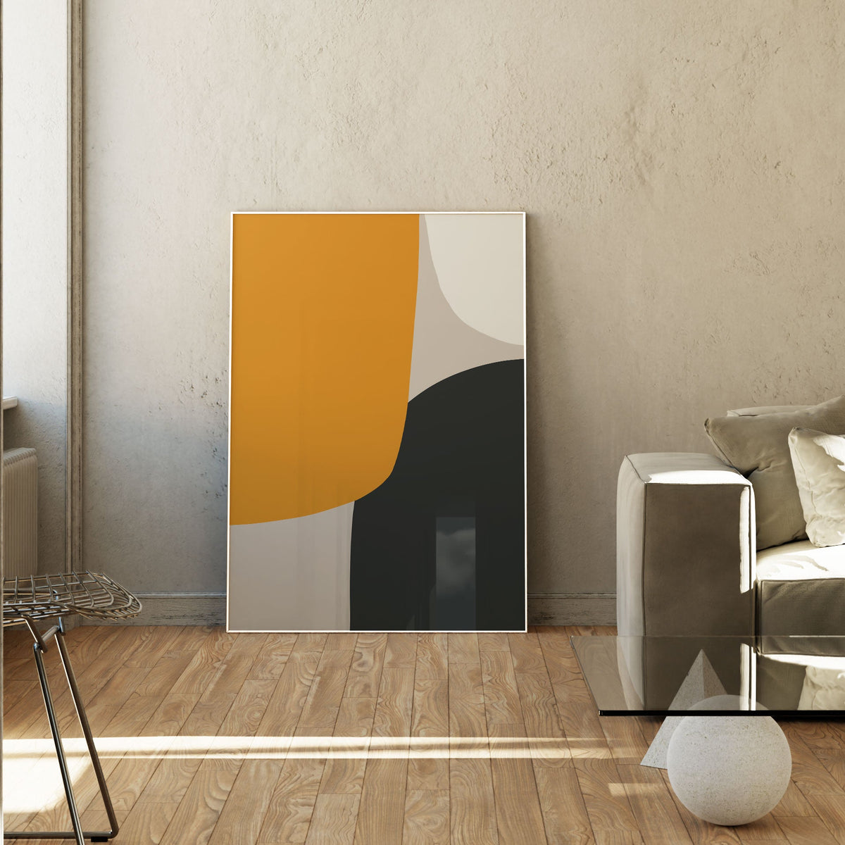 Abstract Art Shapes 22, Minimal Art, Minimalist Painting