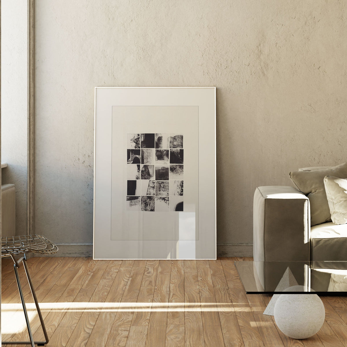 Abstract Mosaic 1, Minimal Art, Minimalist Painting