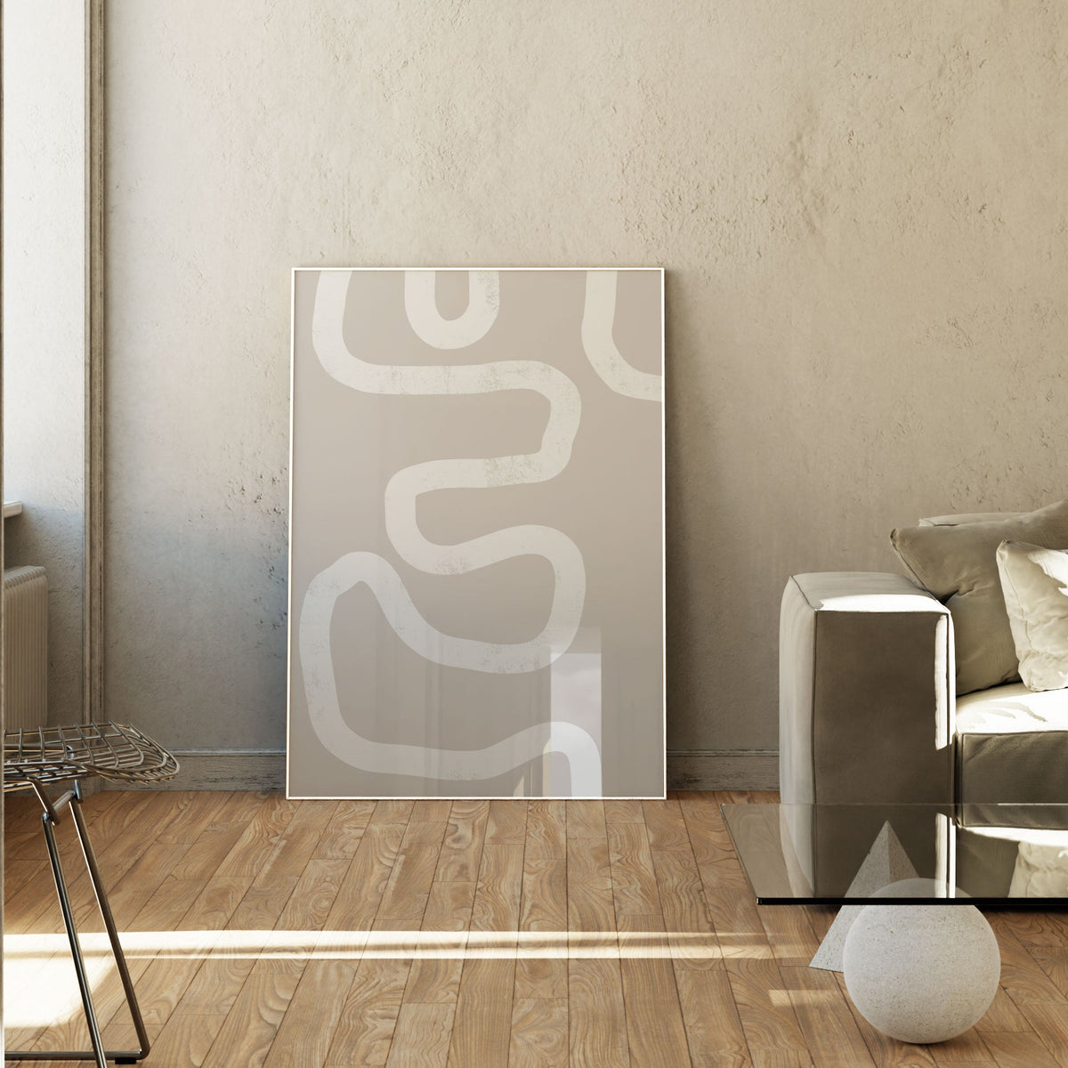Abstract Position No 2, Minimal Art, Minimalist Painting