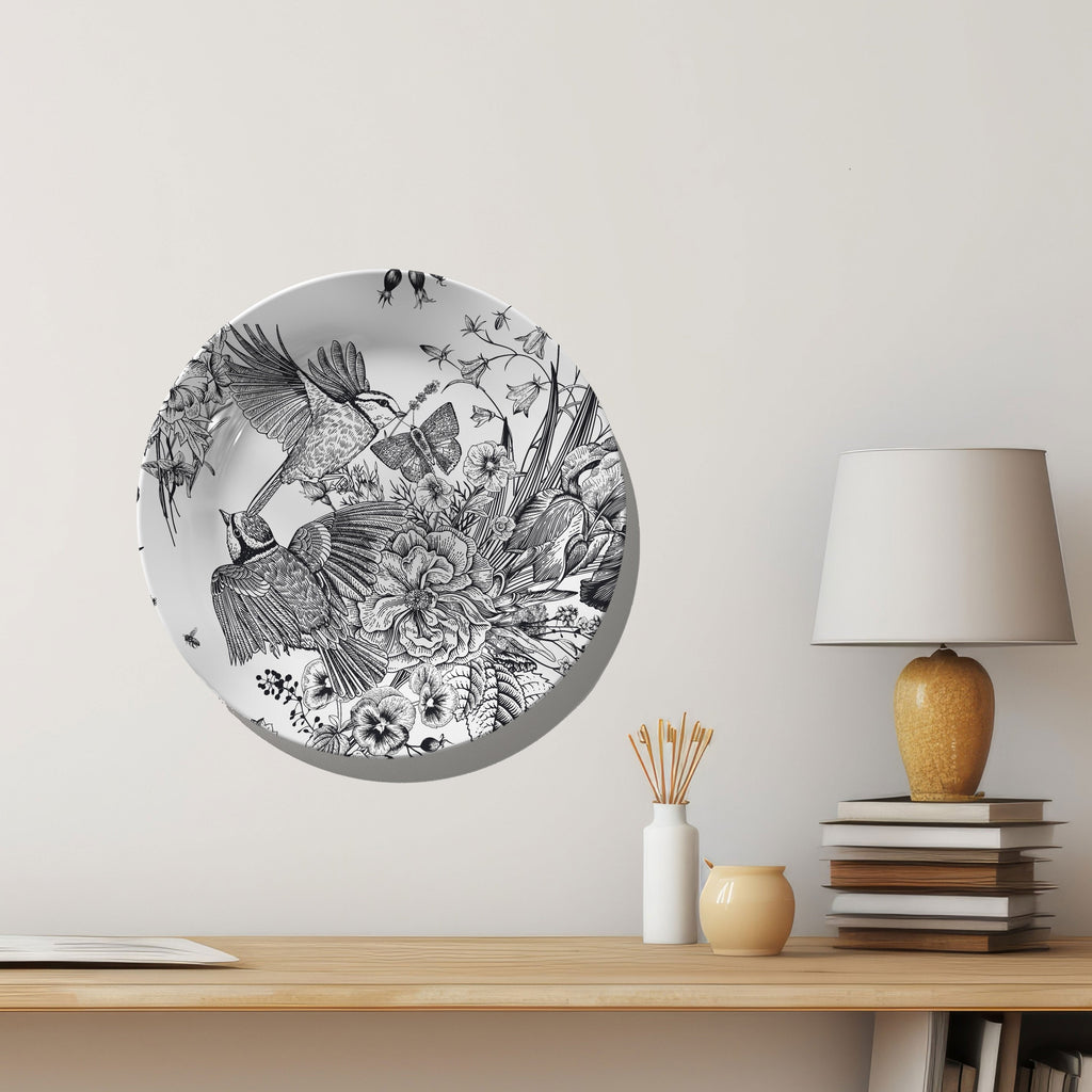 Bliss Monochrome Decorative Wall Plate