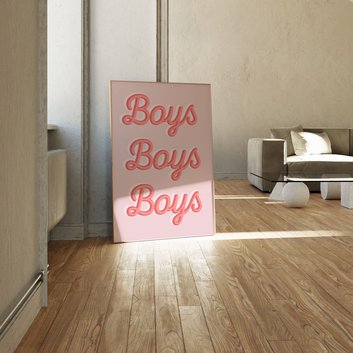 Boys Boys Boys, Inspirational poster