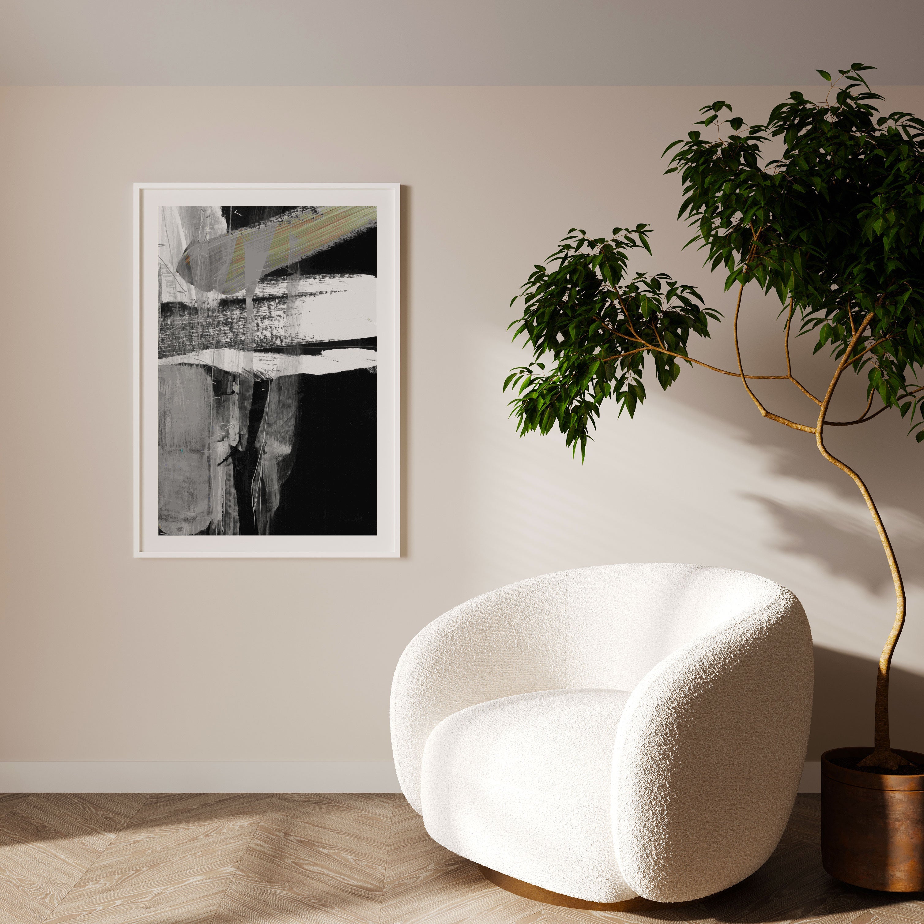 Buy Falling, Abstract Art, Abstract Painting Wall Art Online at Best ...