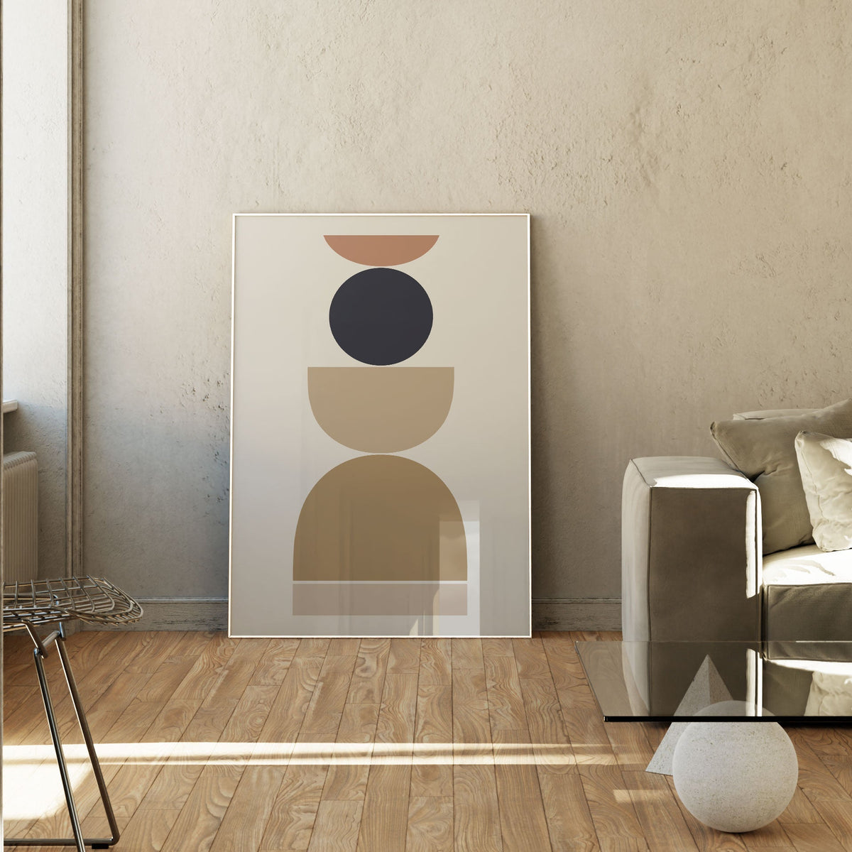 Loving Shapes, Minimal Art, Minimalist Painting