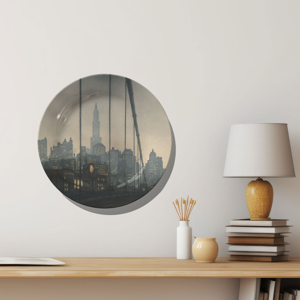 New York - Brooklyn bridge Decorative Wall Plate