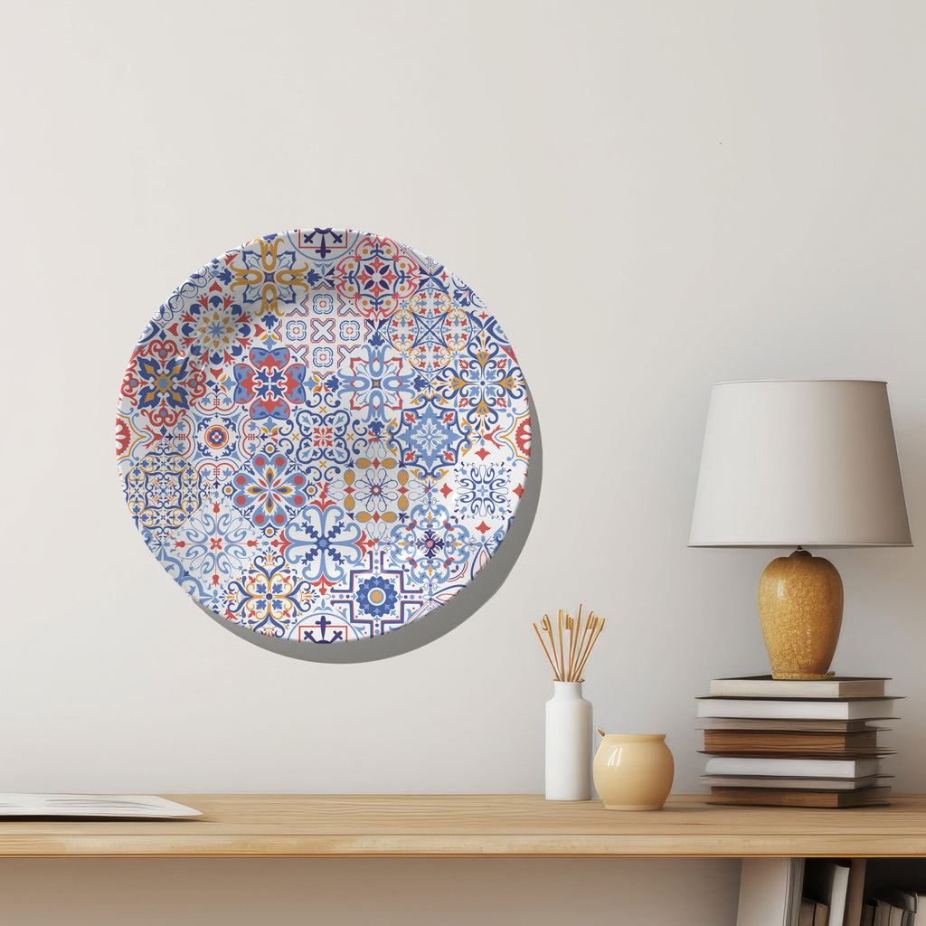 Portugese and Moroccan Mix Decorative Wall Plate