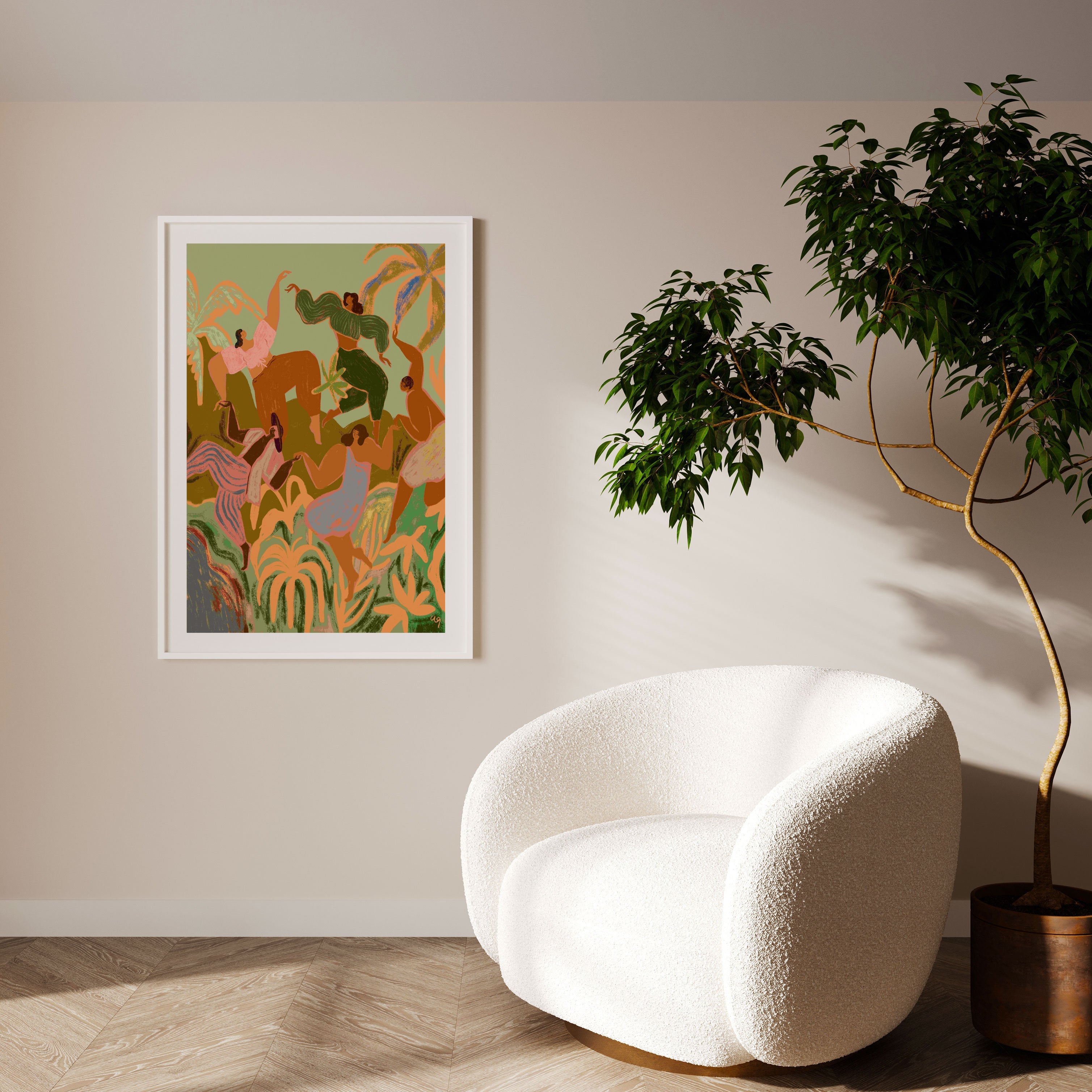 Spring Frolic Buy Spring Frolic Wall Art Online at Best Price – Dessine Art