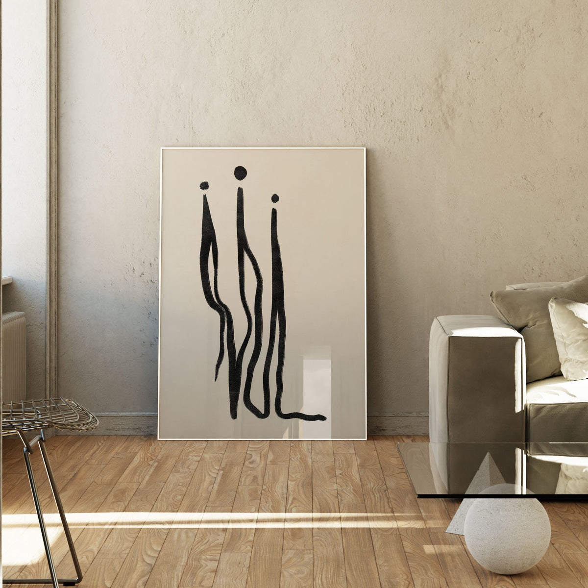 Sublime Duality, BW Art, Black and White Painting