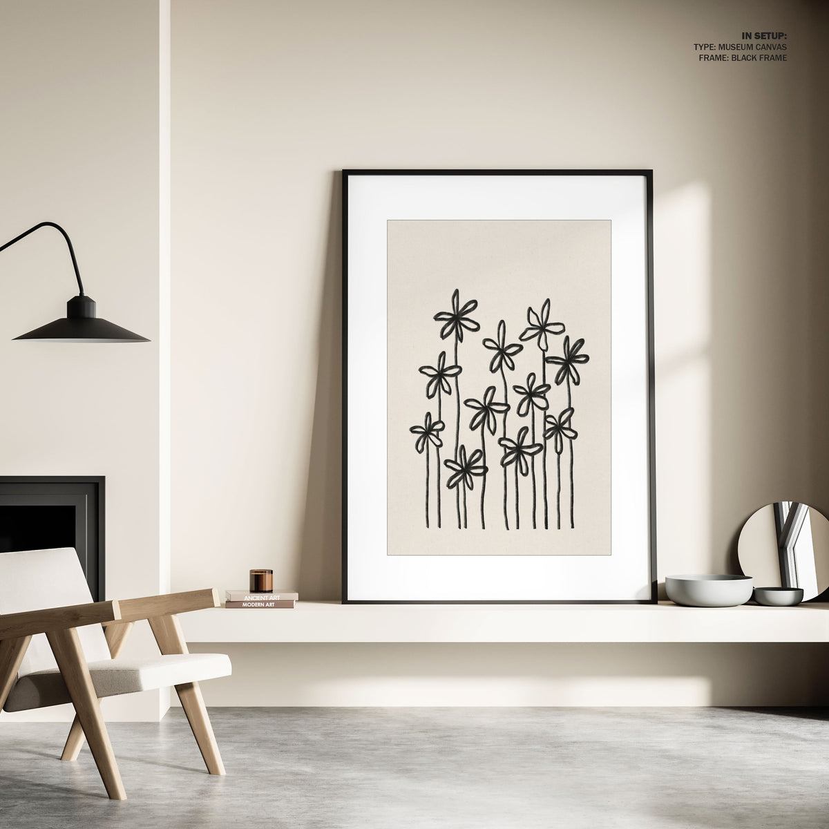 A Field Of Flowers, Minimal Art, Minimalist Painting