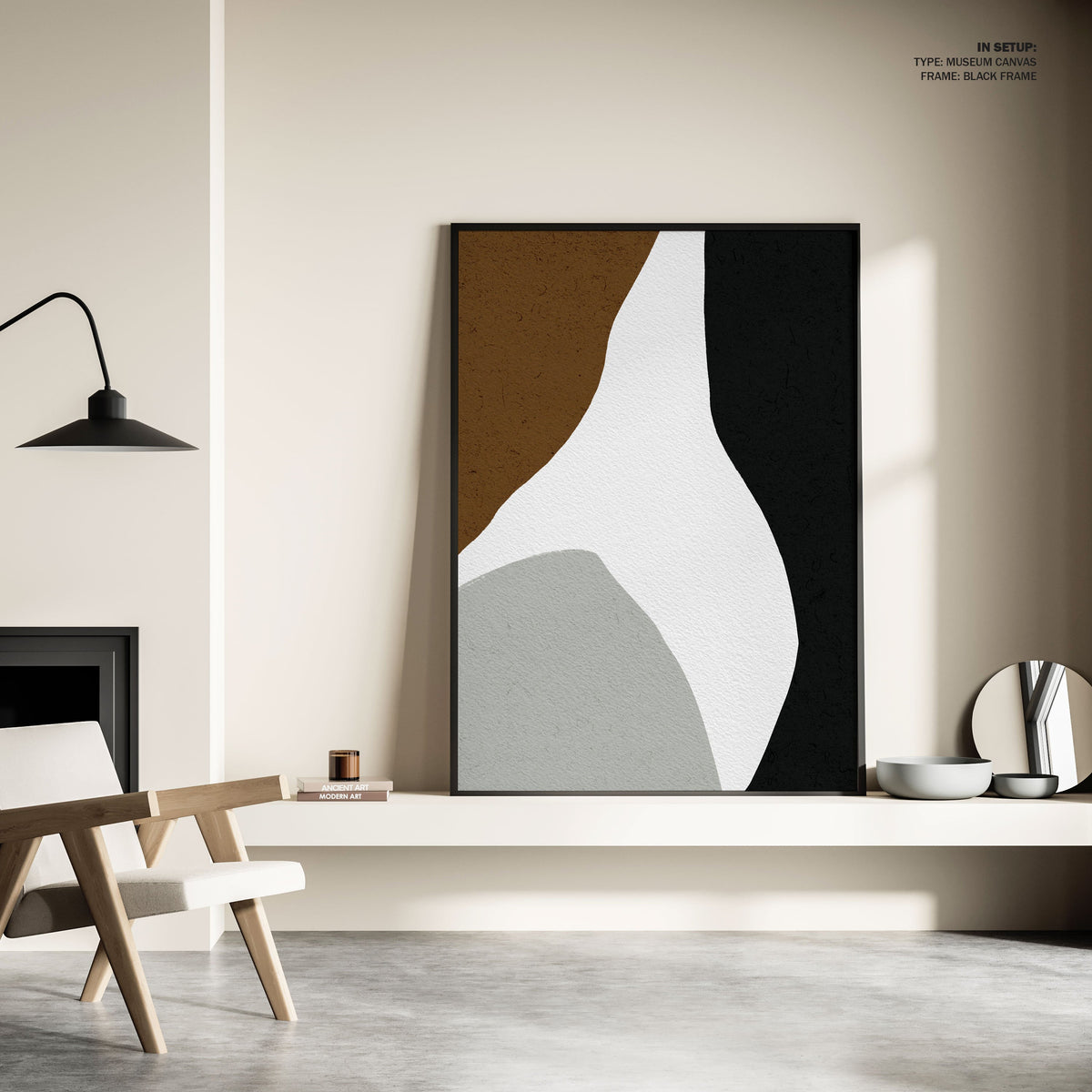 Abstract Art Shapes 15, Minimal Art, Minimalist Painting