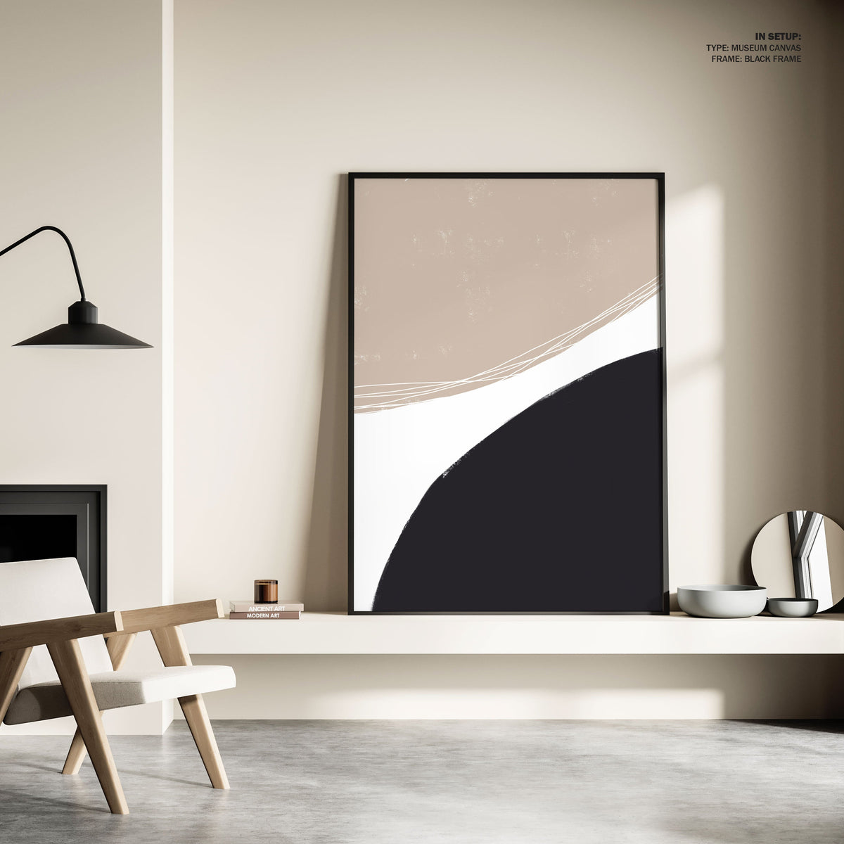Abstract Art Shapes 19, Minimal Art, Minimalist Painting