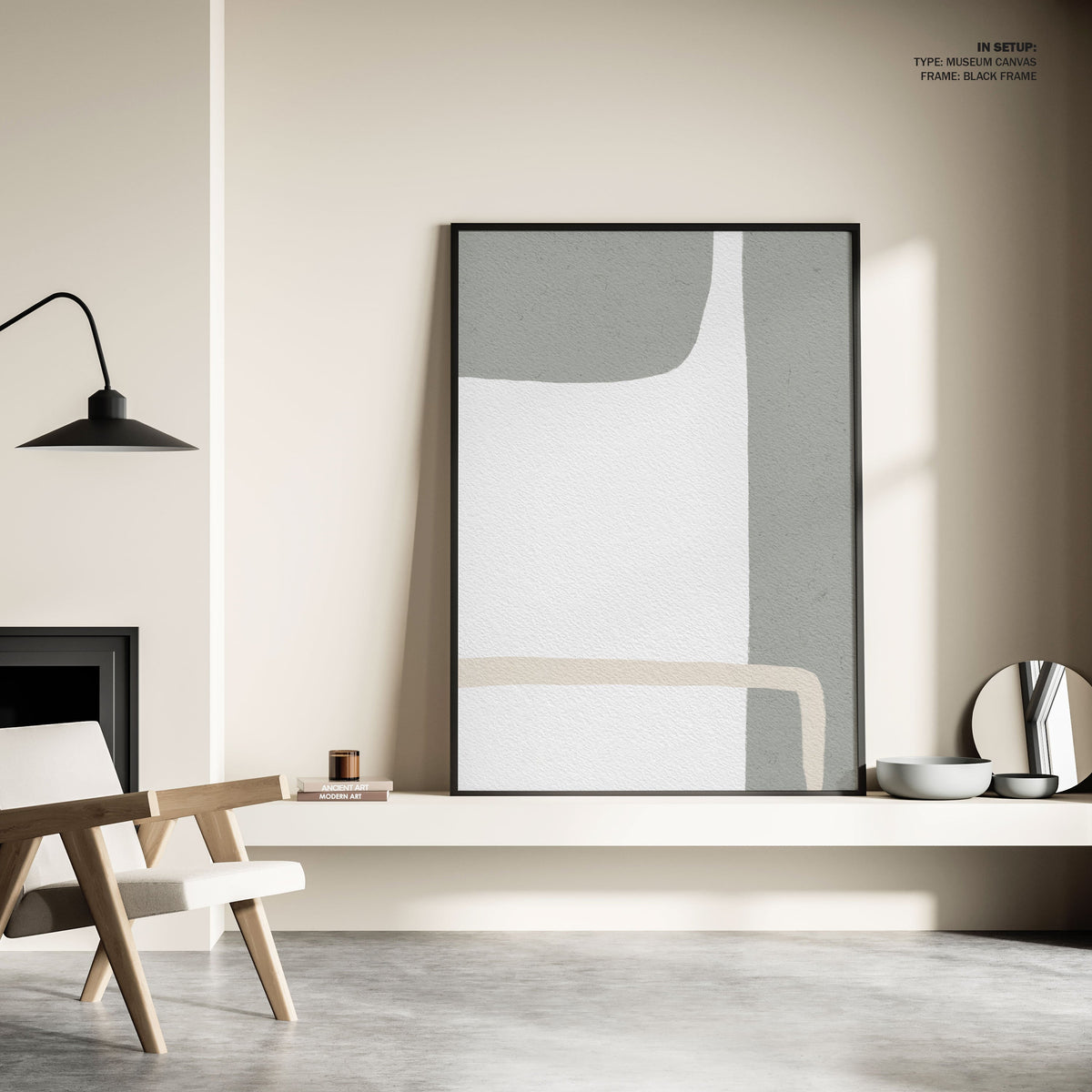 Abstract Art Shapes 20, Minimal Art, Minimalist Painting