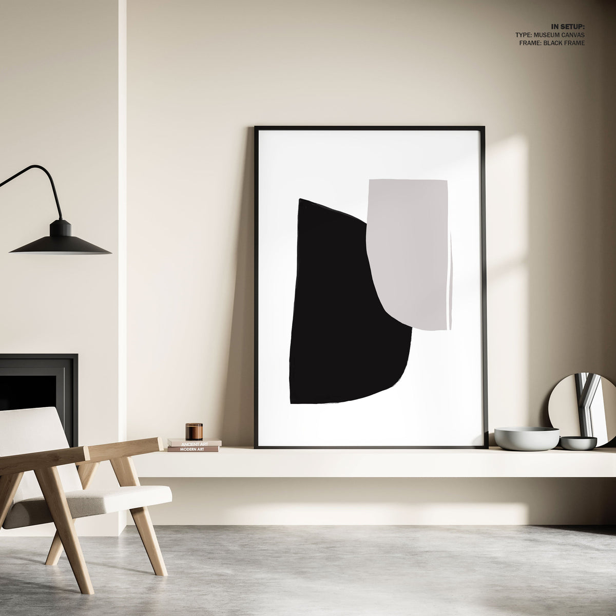 Abstract Art Shapes 25, Minimal Art, Minimalist Painting
