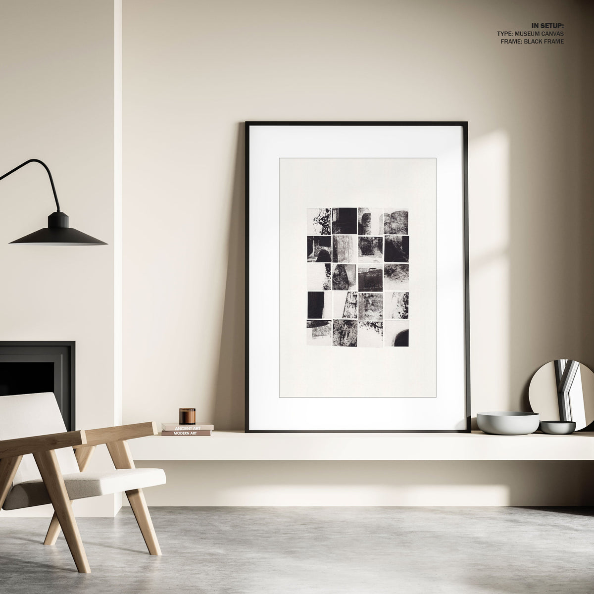 Abstract Mosaic 1, Minimal Art, Minimalist Painting