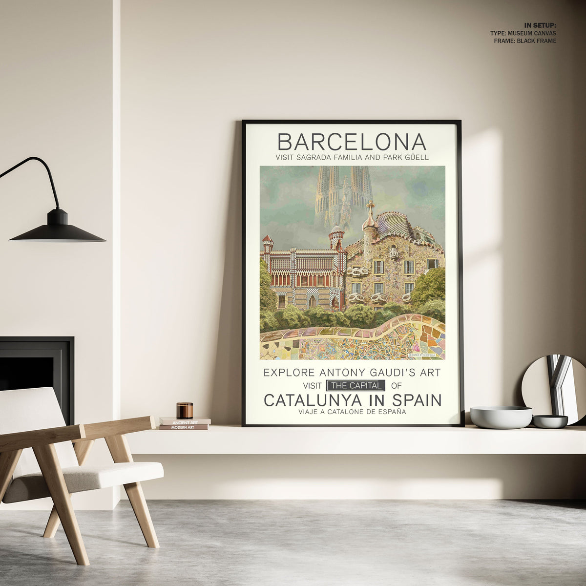 Barcelona print