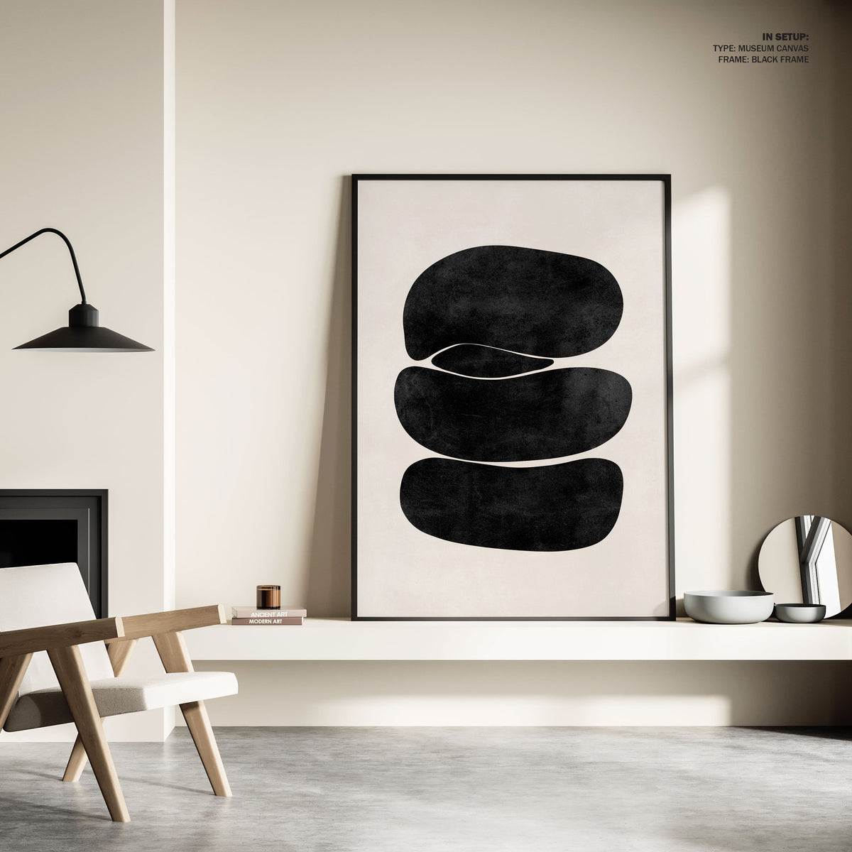 Ethereal Embellishments, BW Art, Black and White Painting