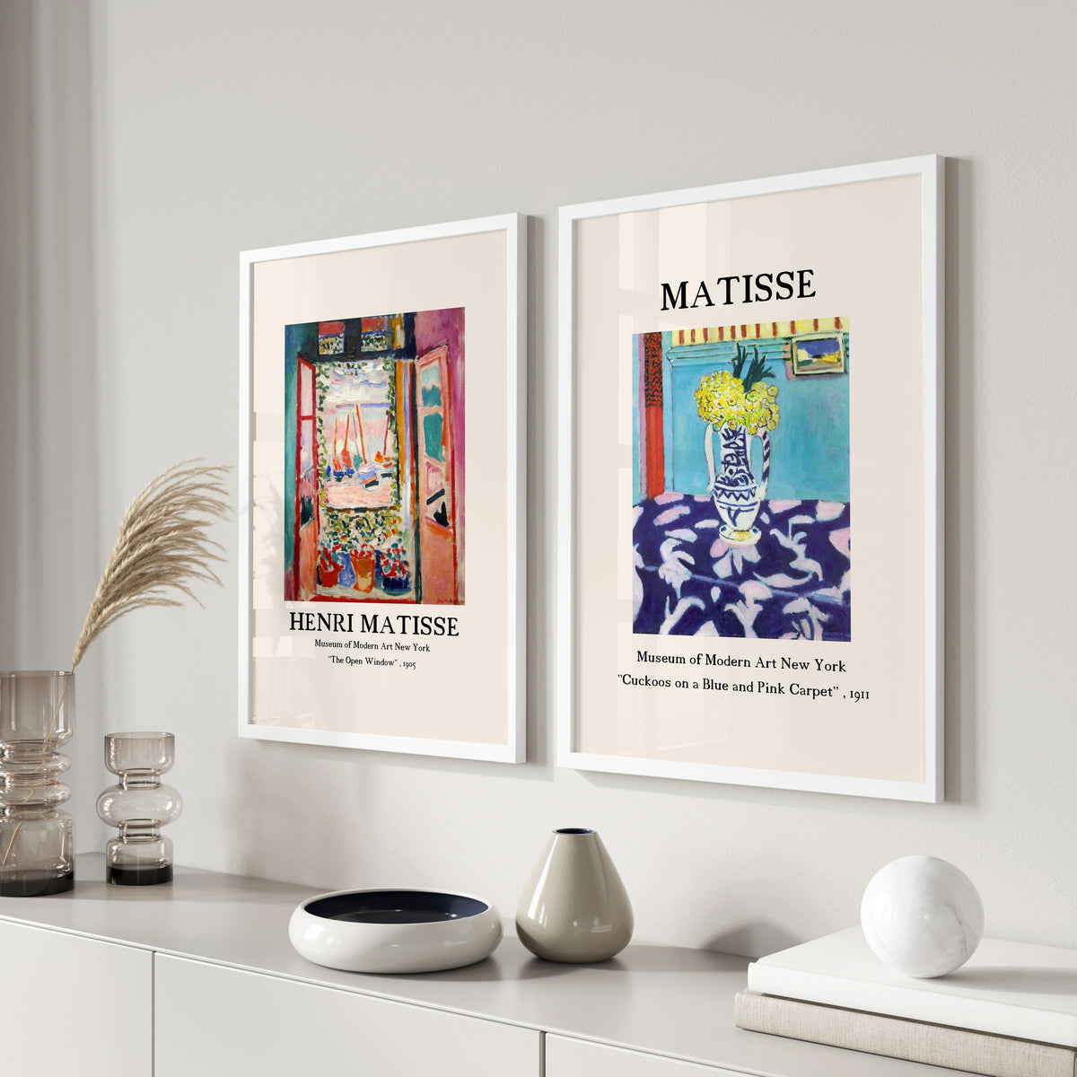 Henri Matisse Art, Set of 2, Set of two Paintings