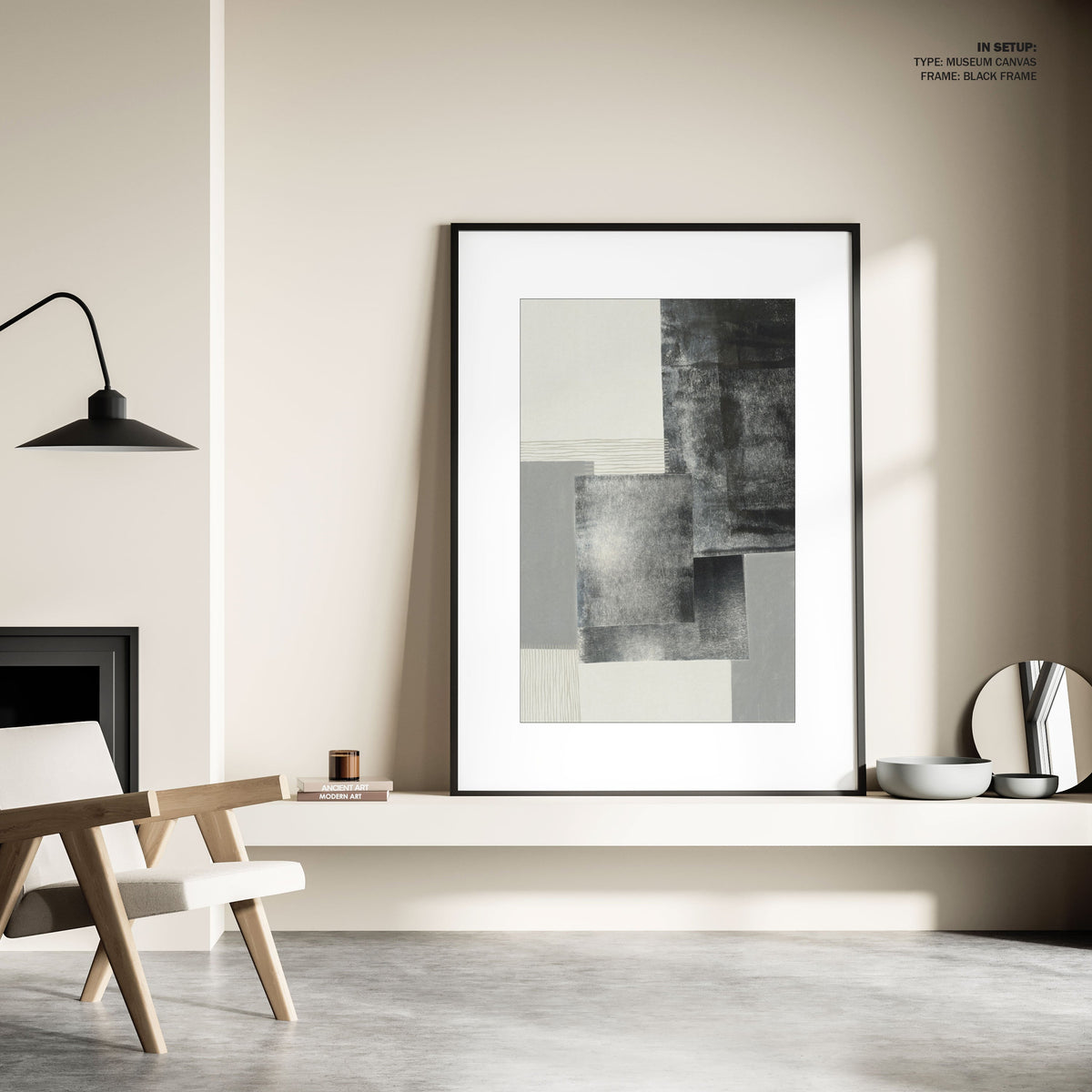 Monochrome blocks 1, Minimal Art, Minimalist Painting