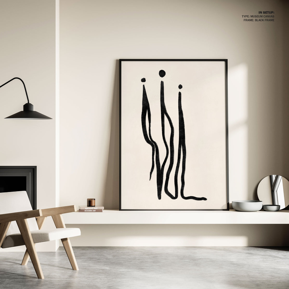 Sublime Duality, BW Art, Black and White Painting