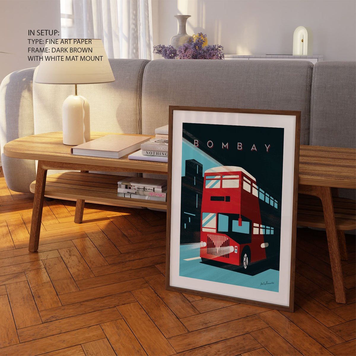 BOMBAY BUS, India Travel Posters