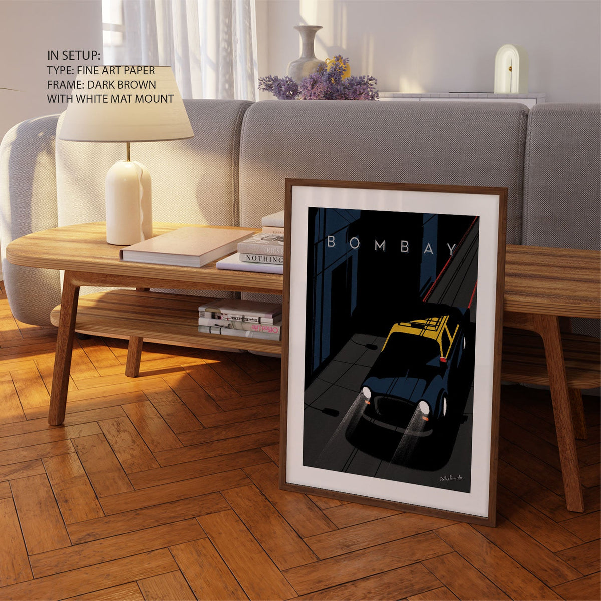 BOMBAY TAXI, India Travel Posters