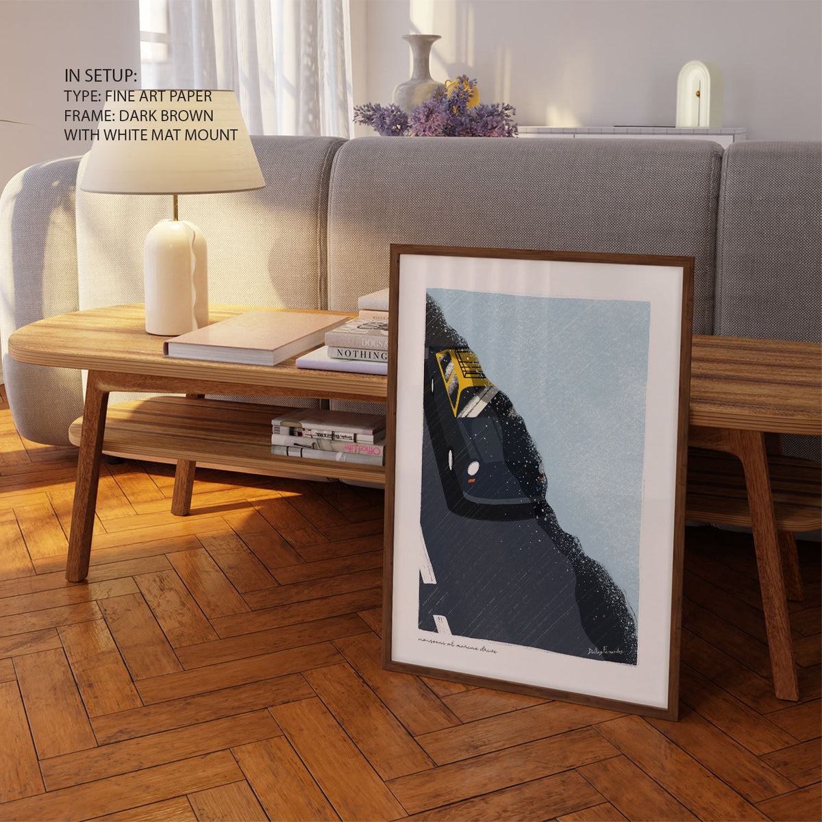 Bombay Marine drive, India Travel Posters