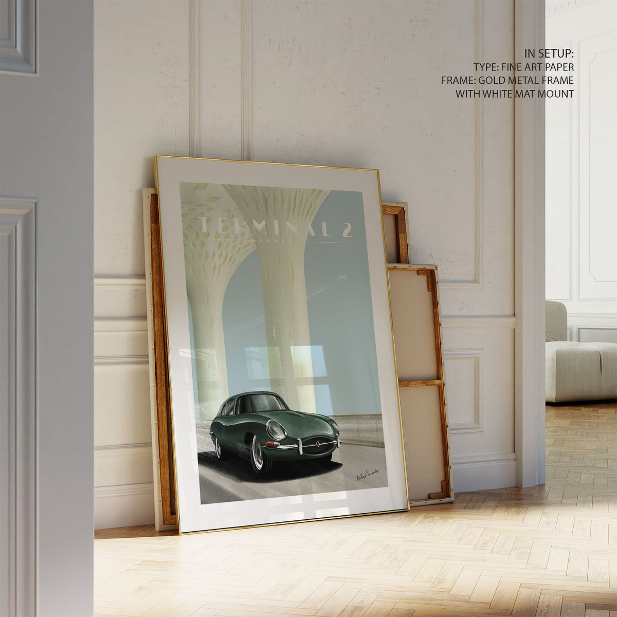 AIRPORT Bombay Classics, India Travel Posters