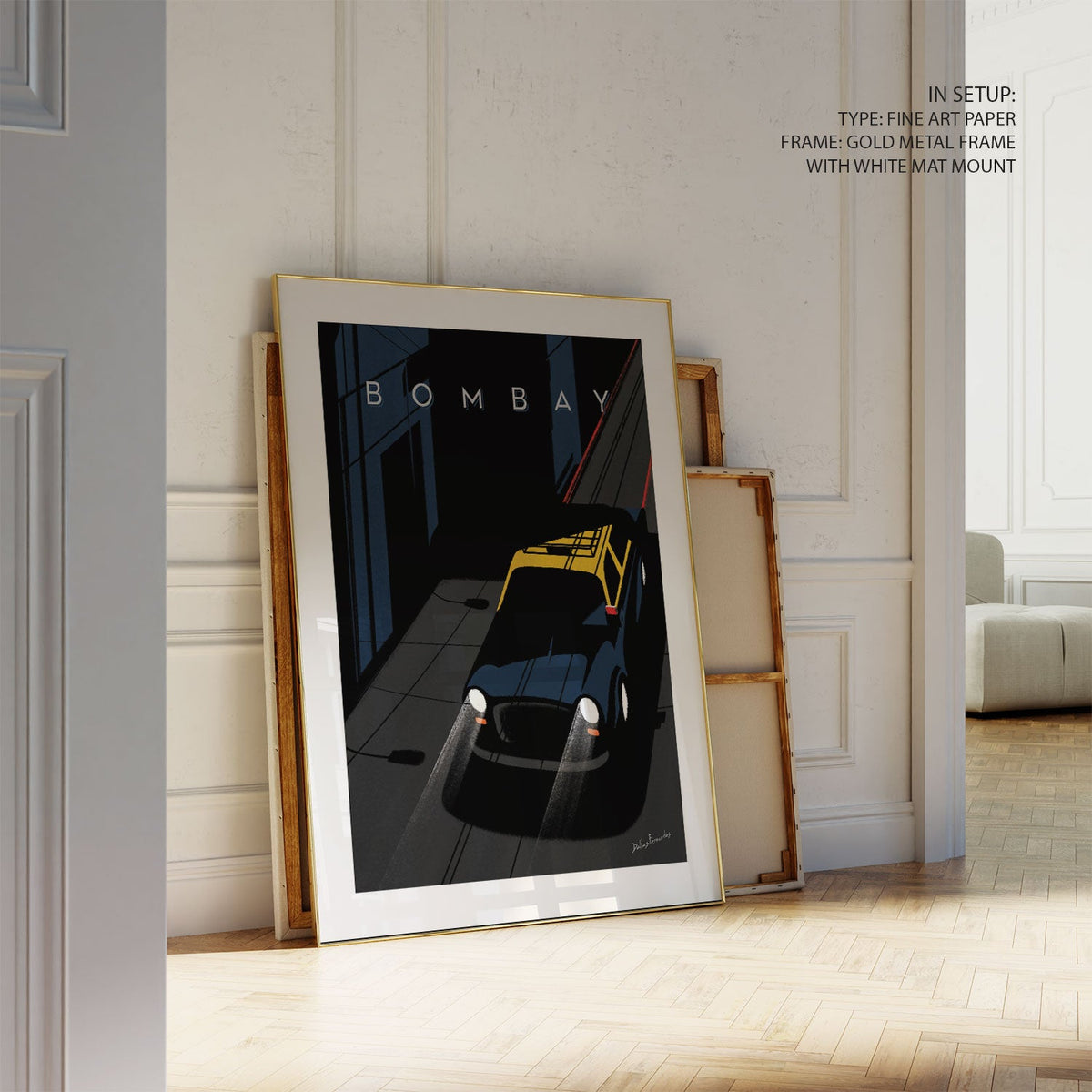 BOMBAY TAXI, India Travel Posters