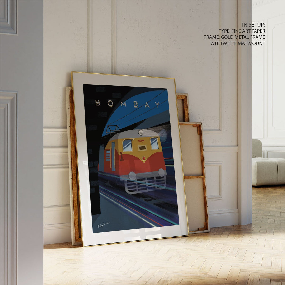 BOMBAY TRAIN, India Travel Posters