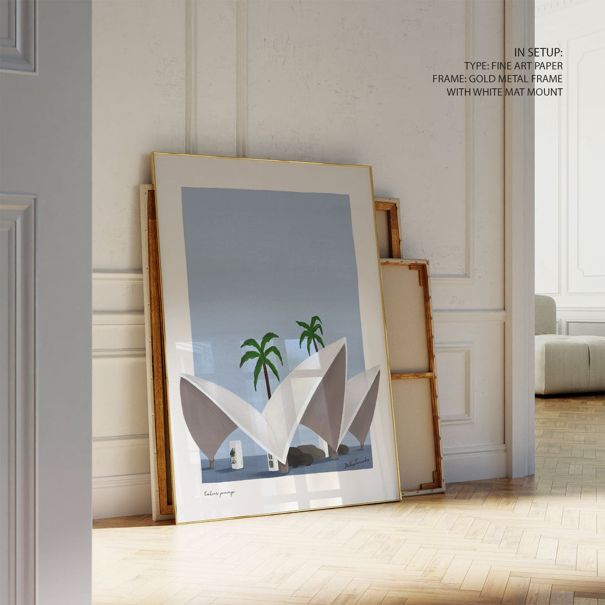 Bombay Lotus pump, India Travel Posters