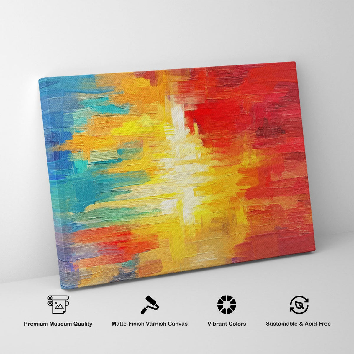 Abstract Mixed Color Painting