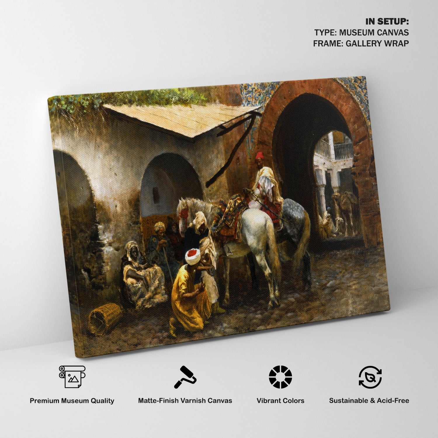 A Moorish Blacksmith Painting & Wall Art Print by Edwin Lord Weeks ...