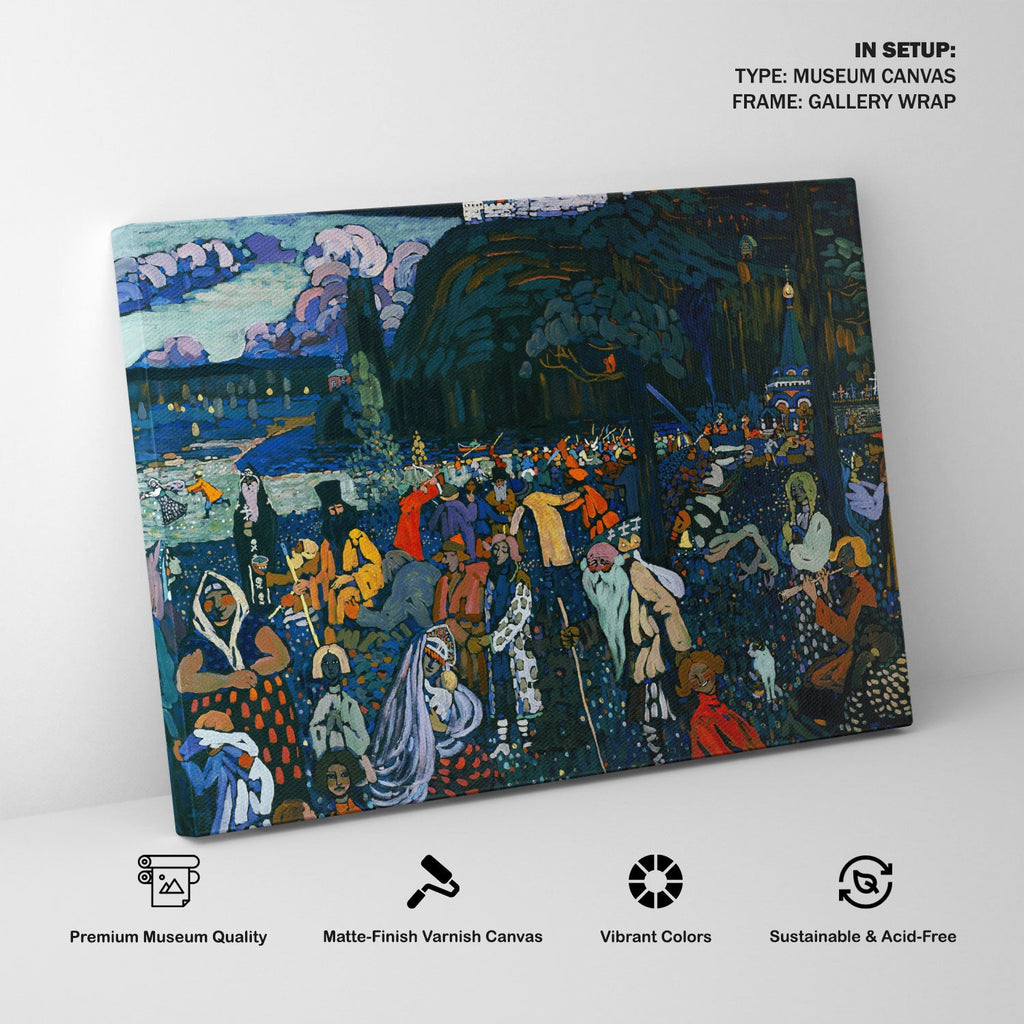 Colorful Life Painting & Wall Art Print by Wassily Kandinsky - Dessine Art