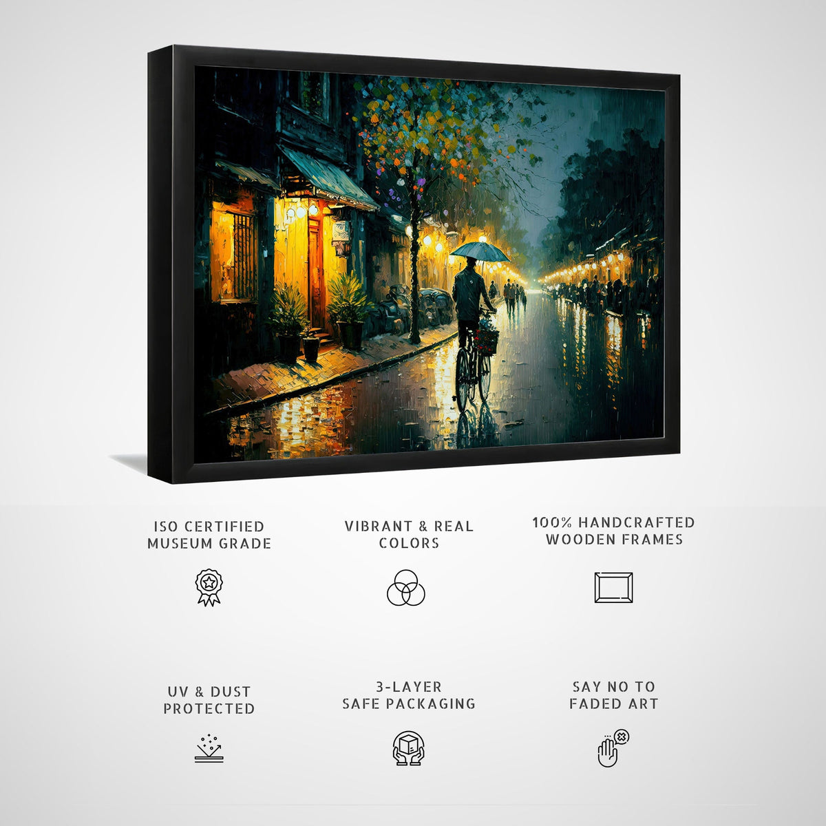 Night time Ha Noi Vietnam, Canvas Painting