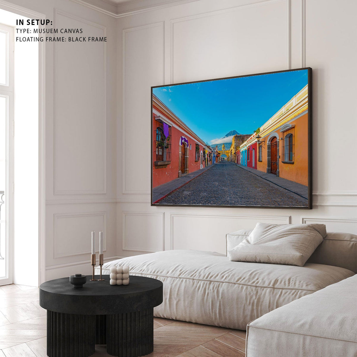 Antigua city at Sunrise, Canvas Painting