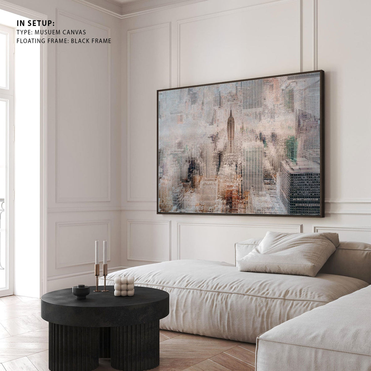 Lower Manhattan at Dusk New York, Canvas Painting