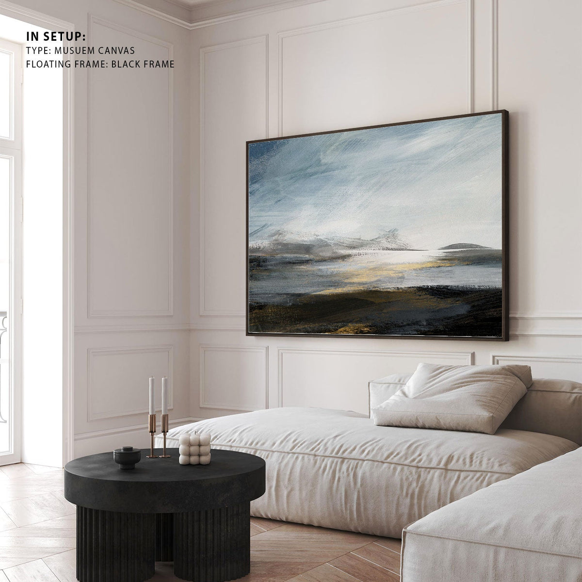 Modern abstract gold texture, Canvas Painting