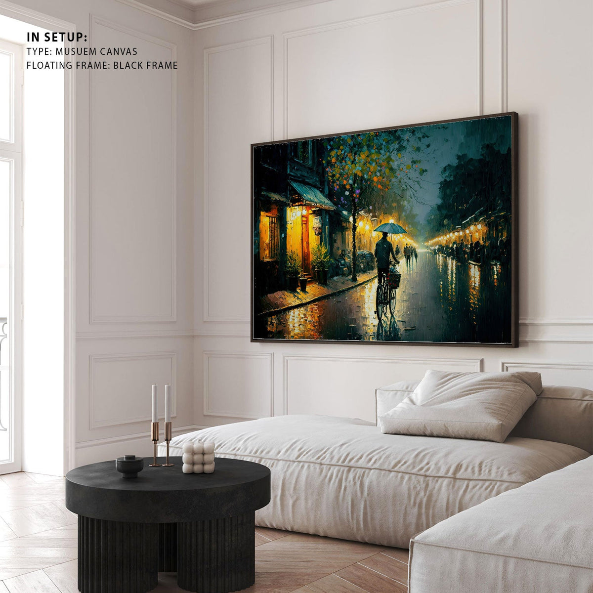 Night time Ha Noi Vietnam, Canvas Painting