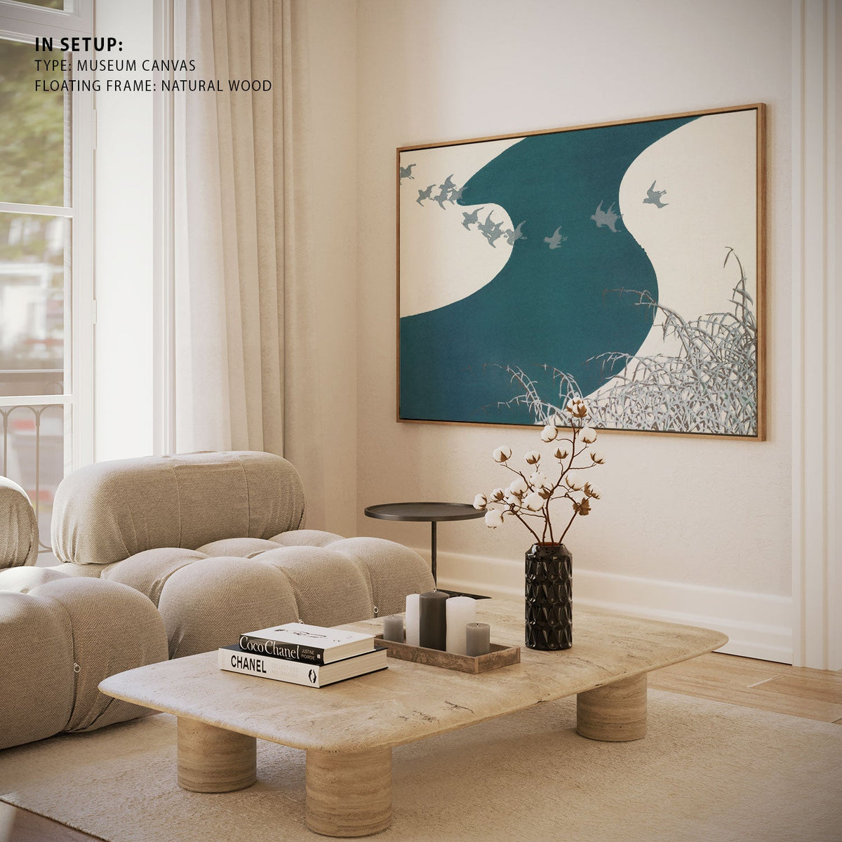 Birds From Momoyogusa, Canvas Painting