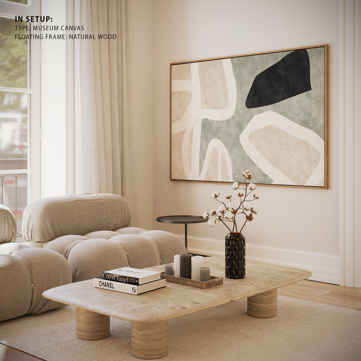 Geometric figures, Canvas Painting
