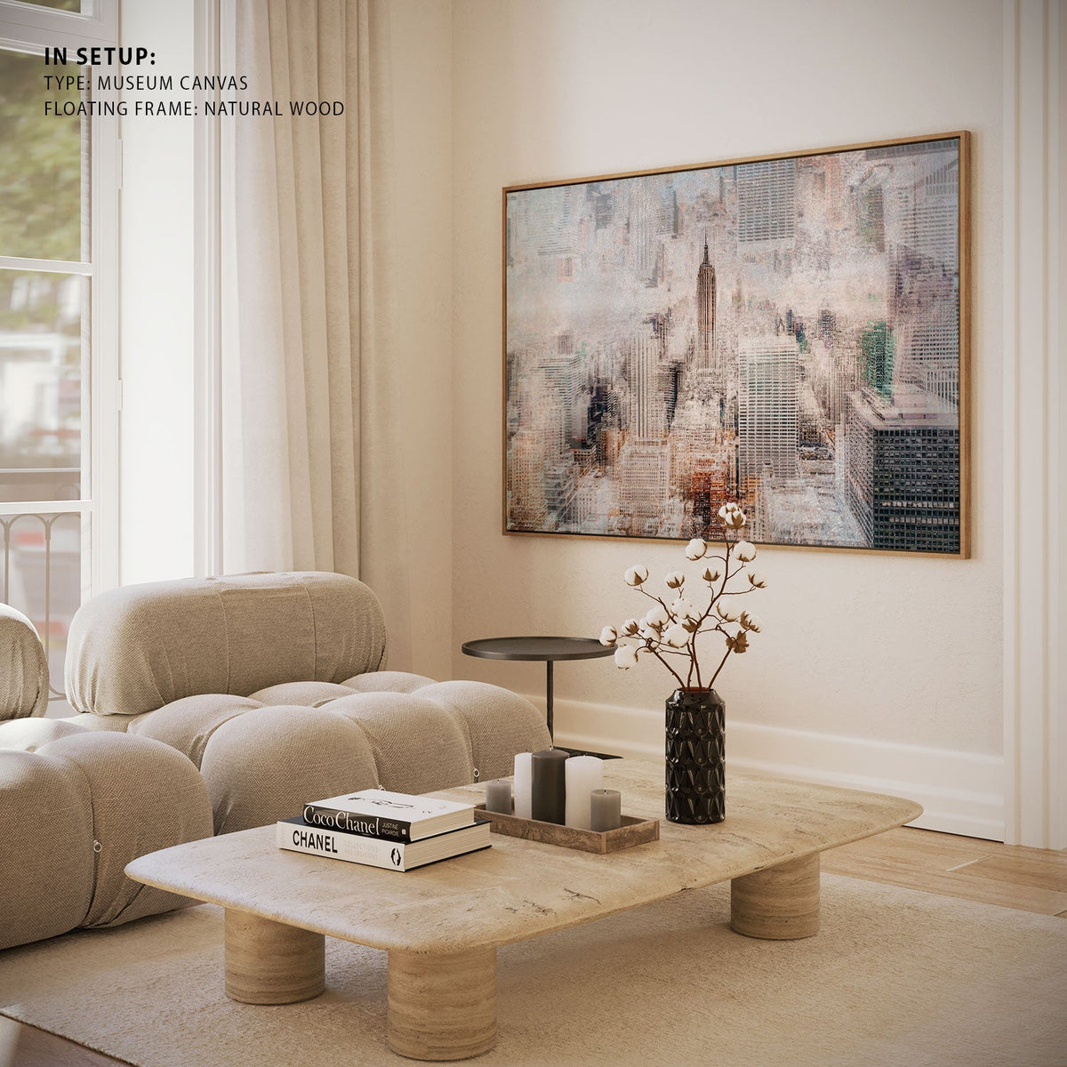 Lower Manhattan at Dusk New York, Canvas Painting