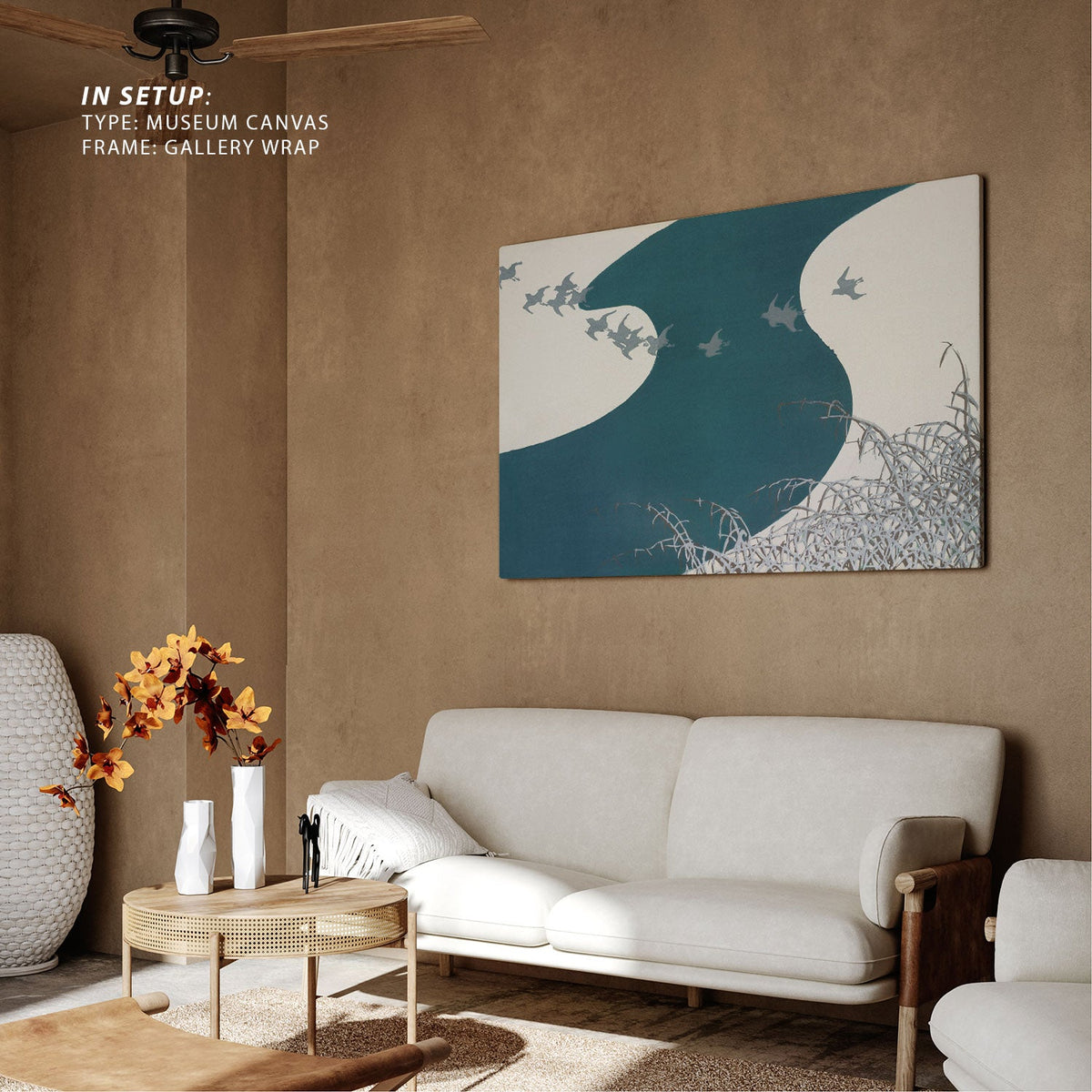 Birds From Momoyogusa, Canvas Painting