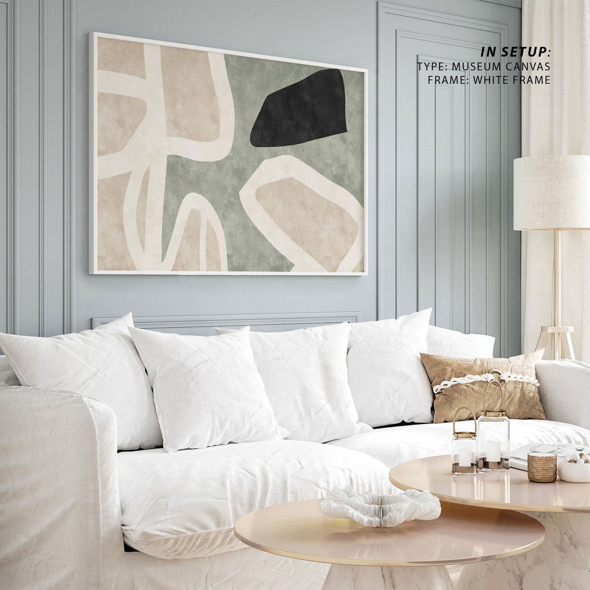 Geometric figures, Canvas Painting