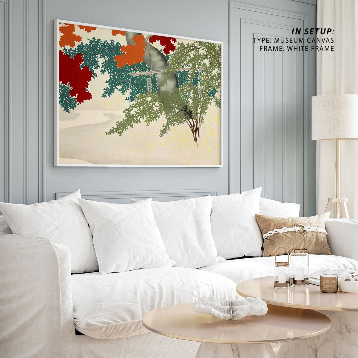 Maple from Momoyogusa, Canvas Painting