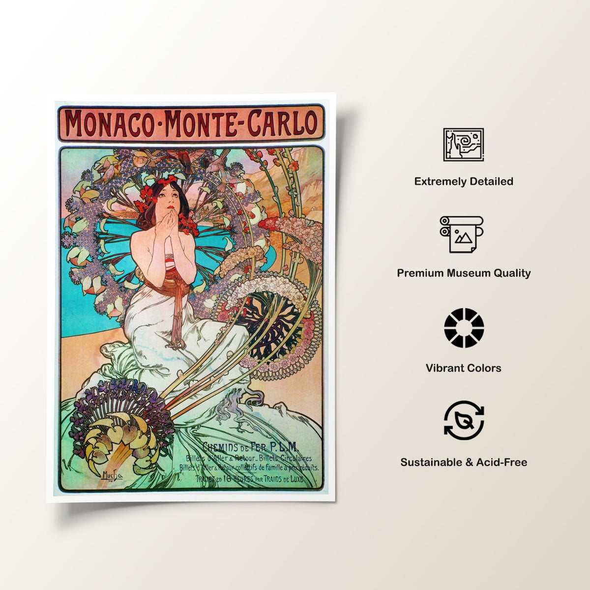 Manaco Monte-Carlo Art Nouveau