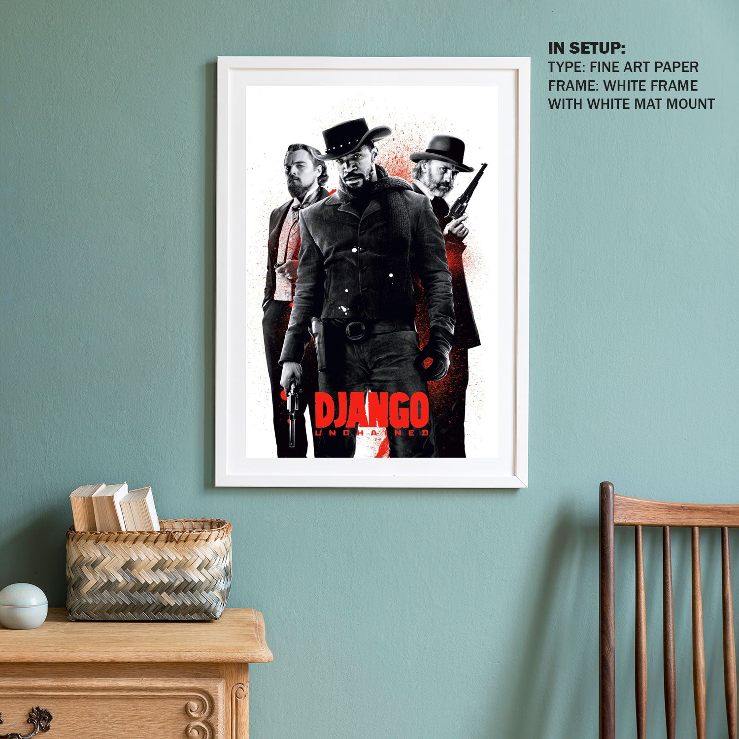 Django Teaser Poster Django Unchained (2012) Movie Poster: Buy Hollywood & Famous Movie ...
